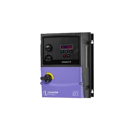 Invertek Drives 2.2 kW 3 HP, 10.5 A; Size 2, IP66 Outdoor Switched ODE-3-220105-1F4B